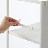 目隠しワゴンL白フック