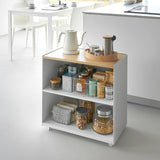 テレワークワゴン白キッチン