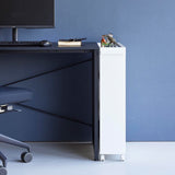 コミック収納棚白の真横