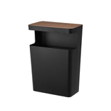 天板付きゴミ箱黒