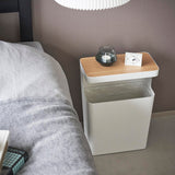 キャンドルと時計白