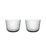 シュクシュ ガラスタンブラー 2個セット(ミスティグレー/200ml)