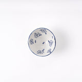 上から見た花柄のお猪口