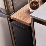 ハンドル付きスリムワゴン タワー(ブラック)ハンドル部分