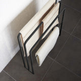 バスタオルハンガー黒上部