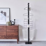 折り畳んだ物干し 黒