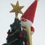 【季節限定】NORDIKA nisse クリスマス スノードーム(飾りつけをするサンタとイヌ)