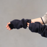 ミトン ネイビー着用