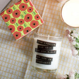 メッセージ入り マッサージキャンドル(Be Happy)