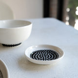 小さな丸柄の豆皿