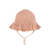 リブ ボンネットハット