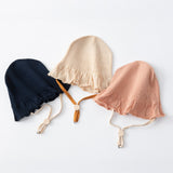 リブ ボンネットハット