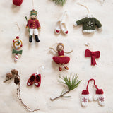 オーナメント バレエシューズ レッド