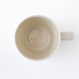 真上から見たMUKI マグカップ (ホワイト)