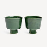 ONNEA 小鉢 (オリベ)を2つ並べたシーン