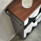 トイレラック黒ハンドル部分