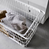 【tower】ランドリーバスケット キャスター付き ワイド&ロー - イルムス オンラインストア