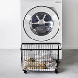 【tower】ランドリーバスケット キャスター付き ワイド&ロー - イルムス オンラインストア