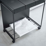 【tower】蓋付き目隠し分別ダストワゴン 3分別 - イルムス オンラインストア