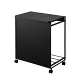 【tower】蓋付き目隠し分別ダストワゴン 3分別 - イルムス オンラインストア