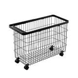 【tower】ランドリーバスケット キャスター付き ワイド&ロー - イルムス オンラインストア