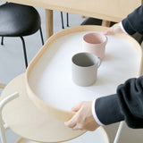 白トレーとカップ