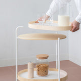 白トレーとワゴン