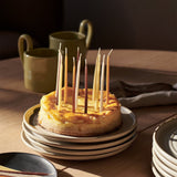 ケーキにさしたキャンドル