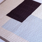 シェイ パッチワークキルトブランケット デザートの生地アップ