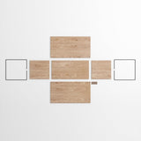 ストレージボックスの各パーツ(ブラック)