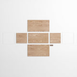 ストレージボックスの各パーツ(ホワイト)