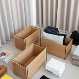 ストレージボックス(ブラック)3つを使用したイメージ