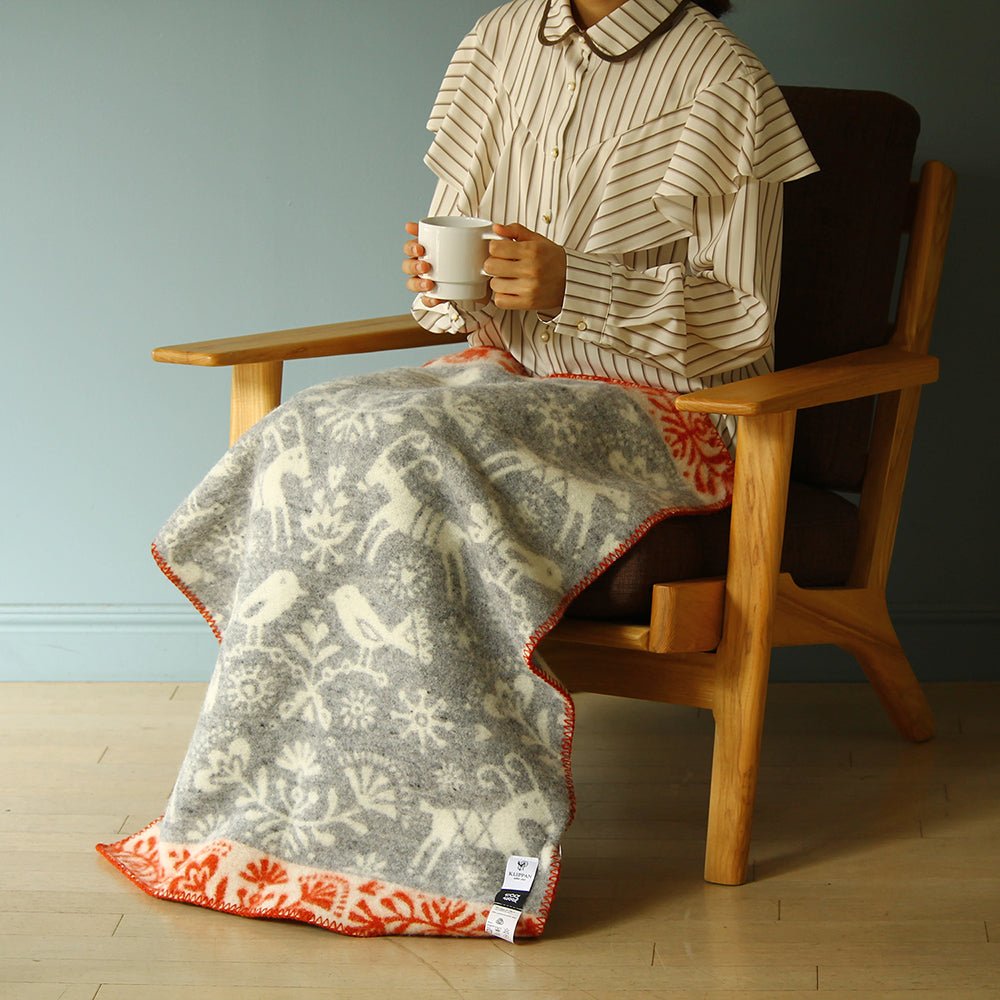 【10月入荷】ウールブランケット ジョイ - ILLUMS
