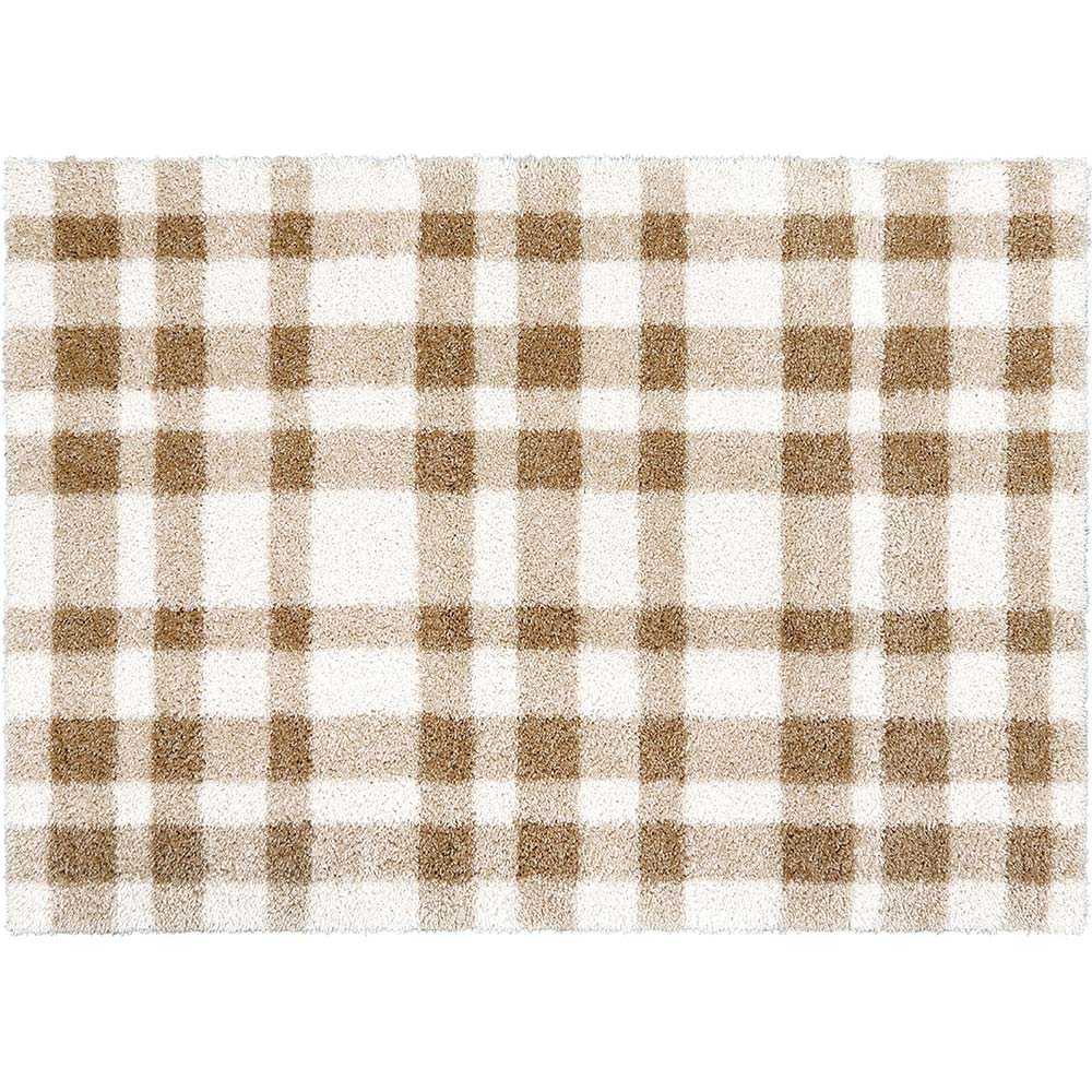 値下げ！loomer クリーム色ラグ・ブランケット ネイビーストライプ 値下げ！loomer クリーム色ラグ・ブランケット ネイビー