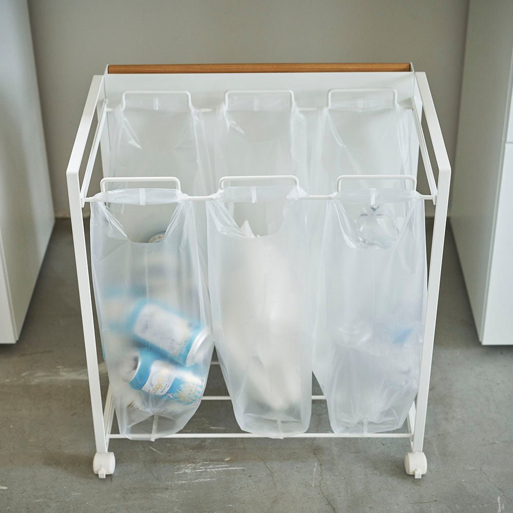 目隠し分別ダストワゴン トスカ 3分別｜山崎実業 – イルムス