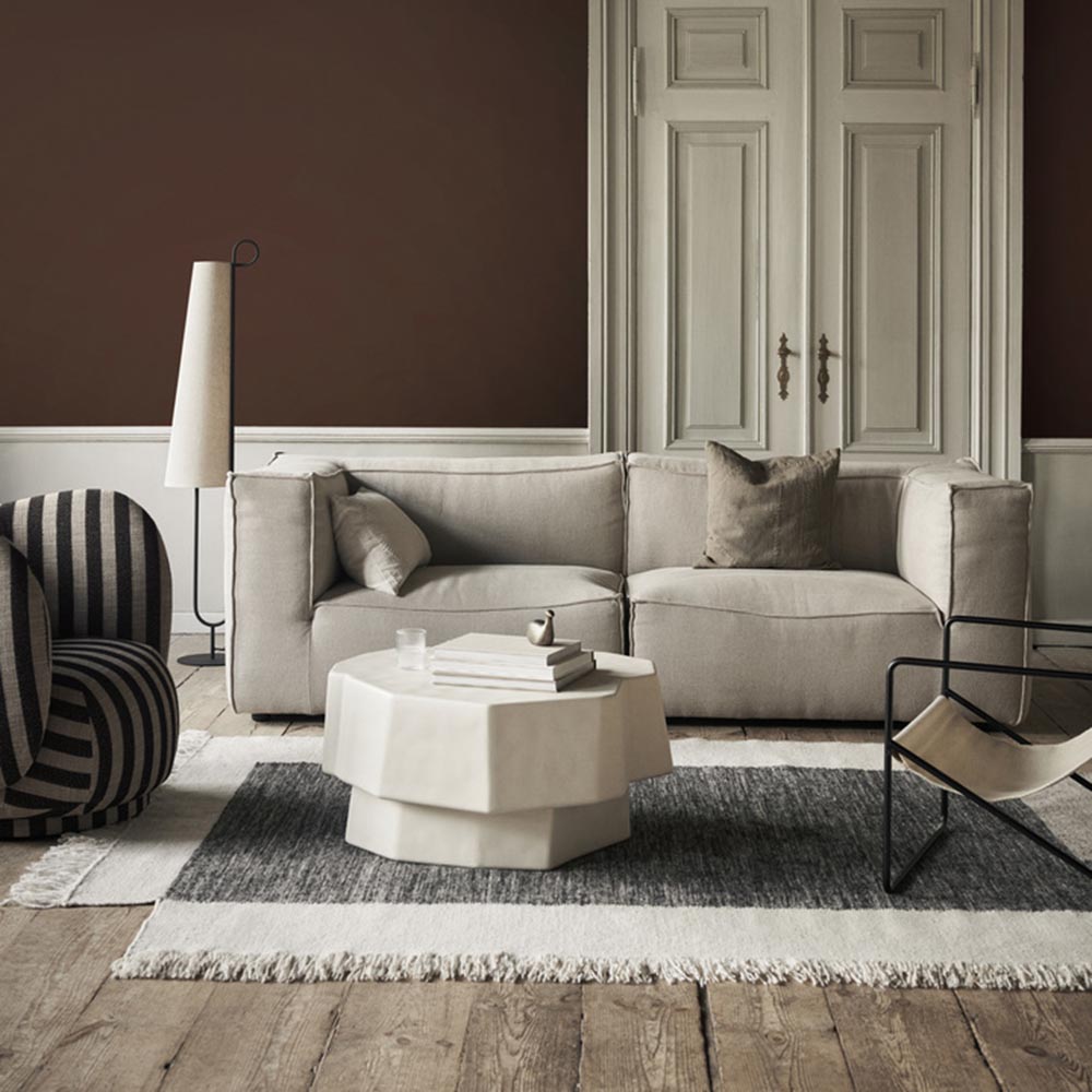 ラグを使用したインテリア