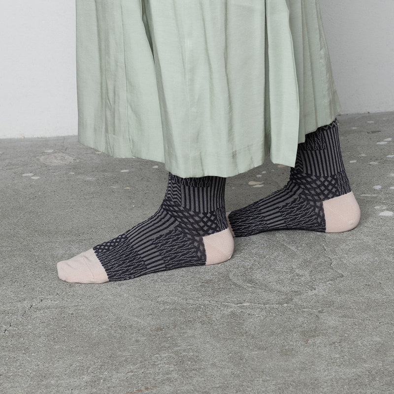 バンピー パッチワークソックス