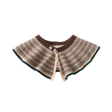 ヘリンボーン柄 ニットスタイ