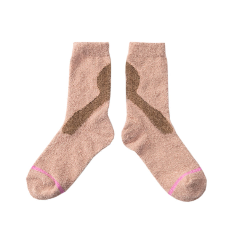 シャギー ラインソックス