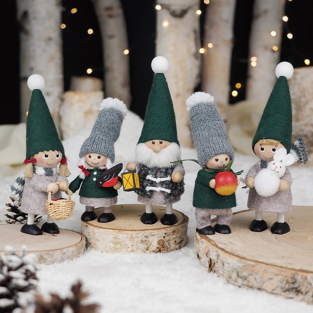 ランタンを持ったサンタ