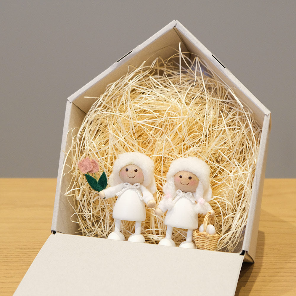 イルムス限定】Animal Costume Collection たれ耳うさぎの双子のニッセ