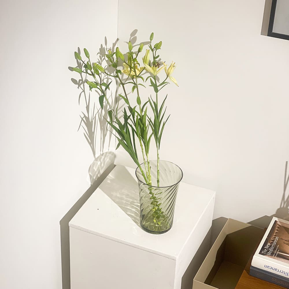 Concave Vase Swirl H20 - ILLUMS