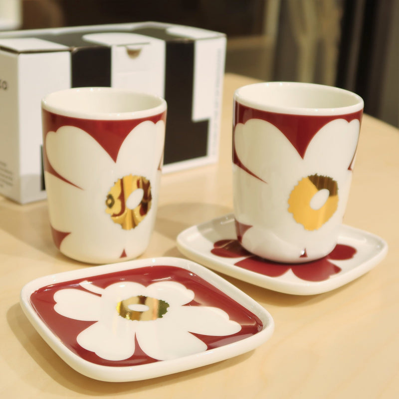 マリメッコ【marimekko】Unikko / teacup \u0026 plate