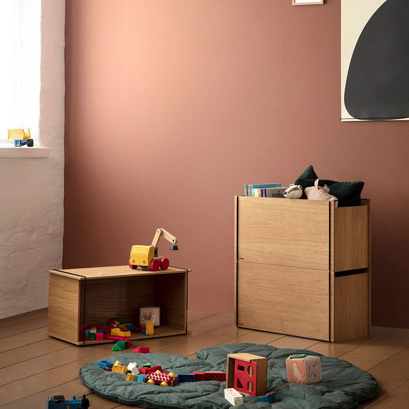 ストレージボックスを子供部屋で使用したイメージ